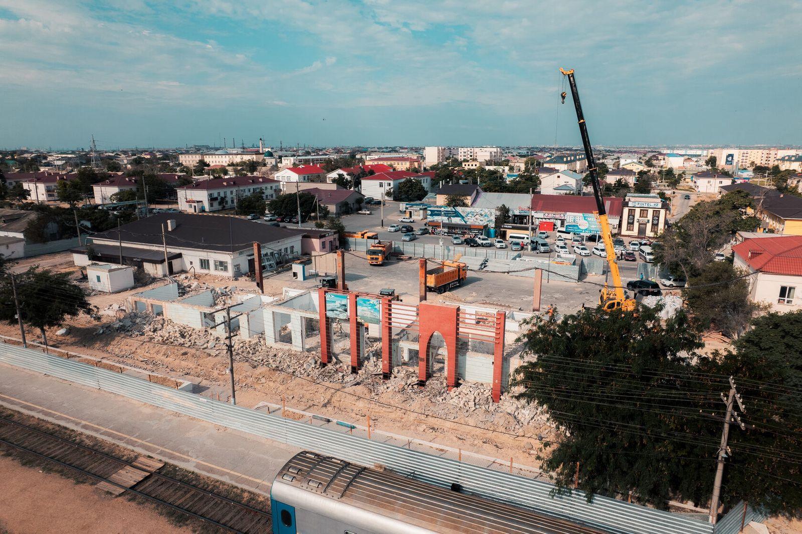 Мұнайлы ауданында теміржол вокзалының құрылысы жыл соңына дейін аяқталуы мүмкін