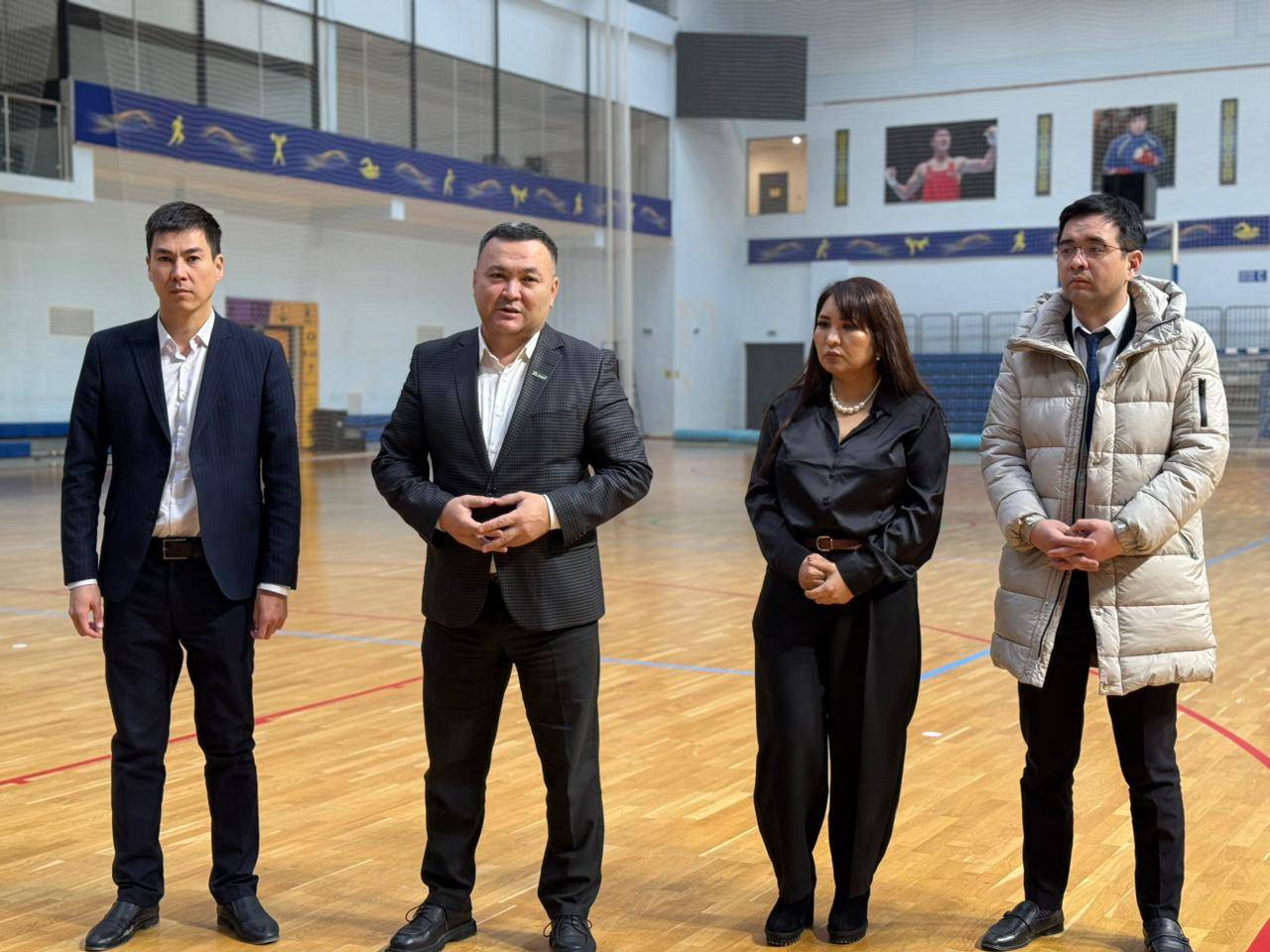 Коллектив спортивного комплекса «Halyk Arena» в Актау примет участие в голосовании на референдуме