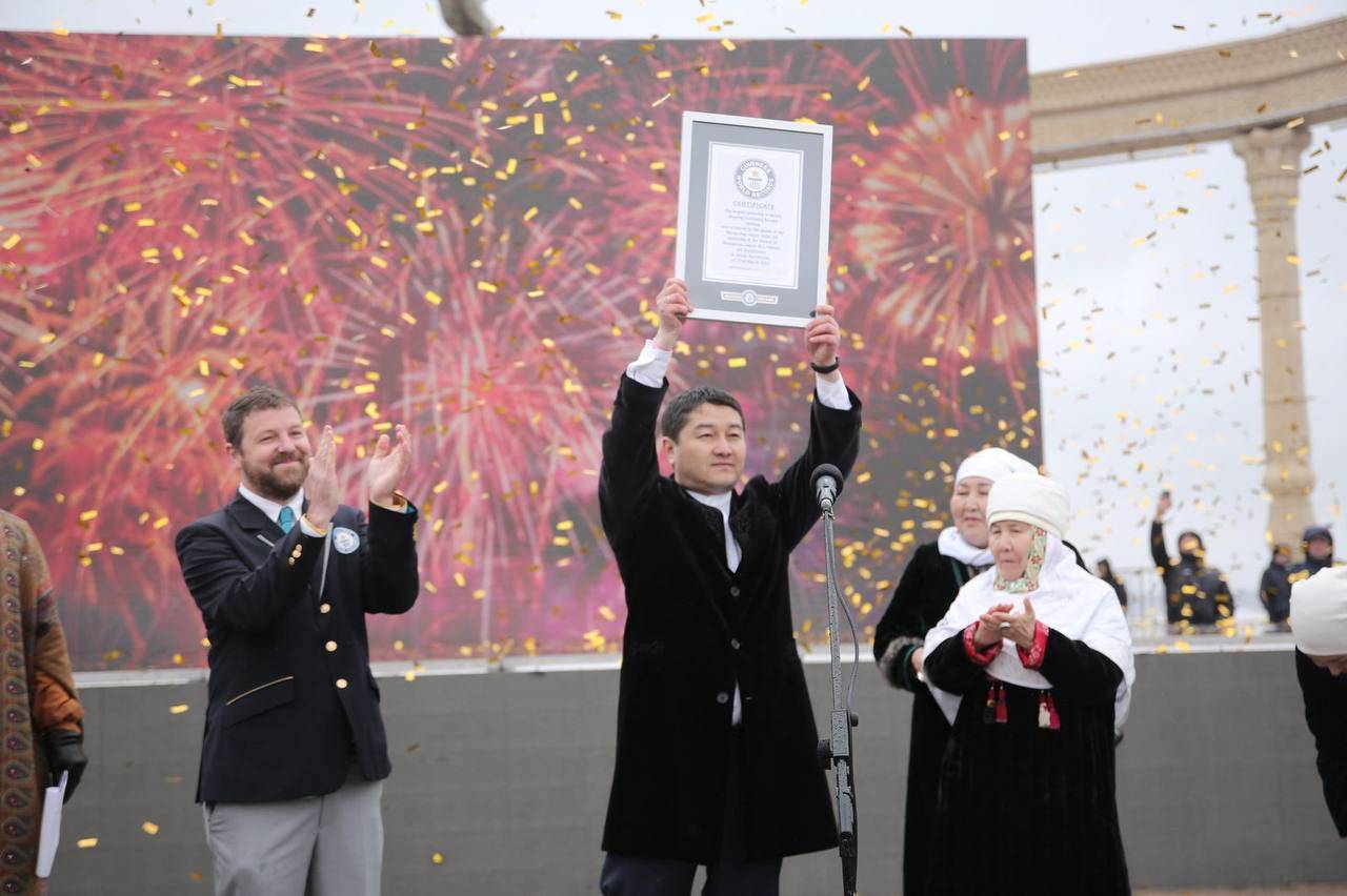 В Актау пройдет праздничное шествие в честь прошлогоднего рекорда Гиннесса