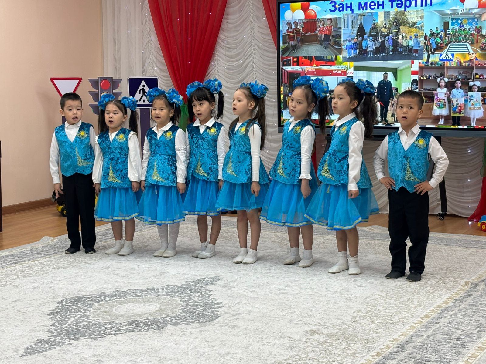 Ақтаудағы “Балбұлақ” балабақшасының балалары қауіпсіздік ережелерімен танысты