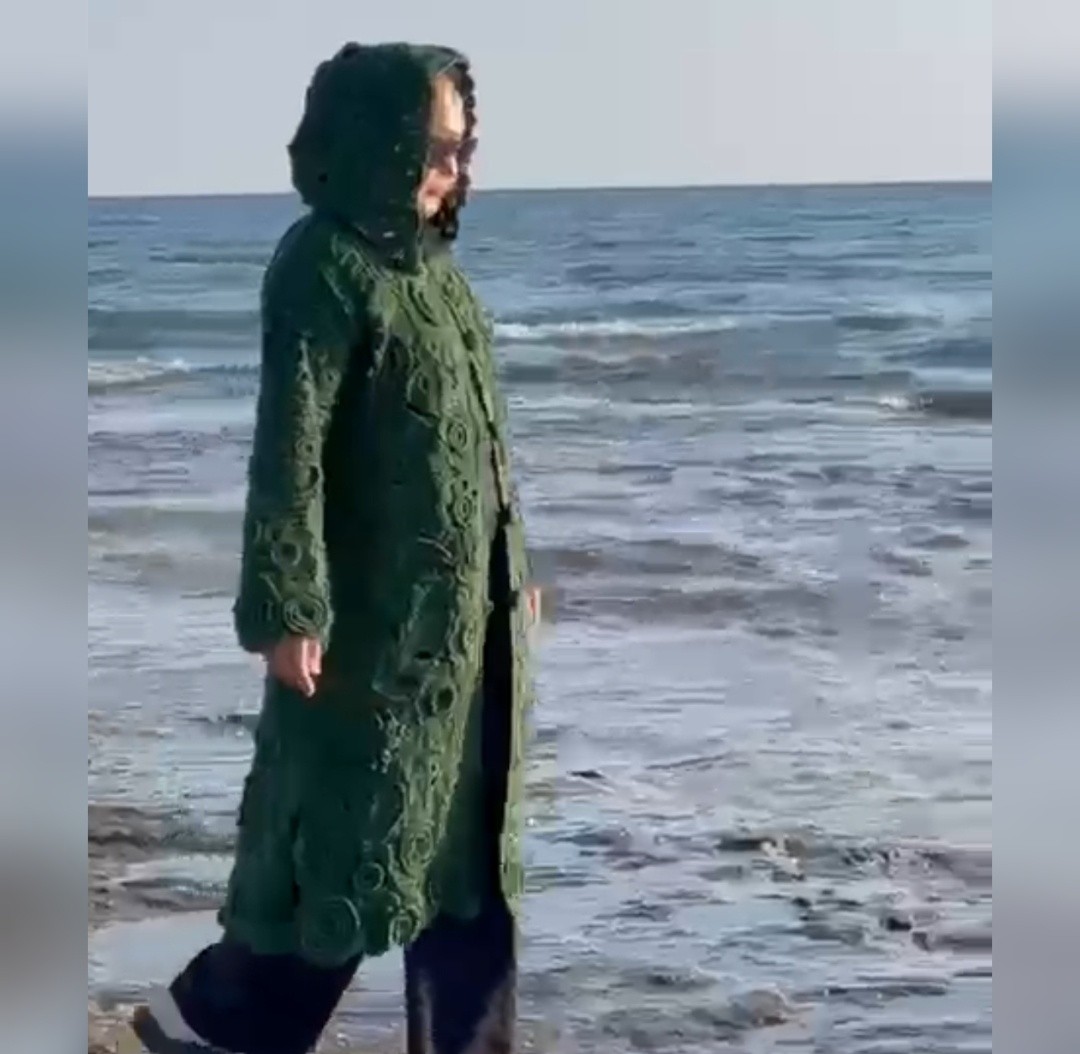 Маңғыстаулық шебер ирландиялық әдіспен пальто тоқыды