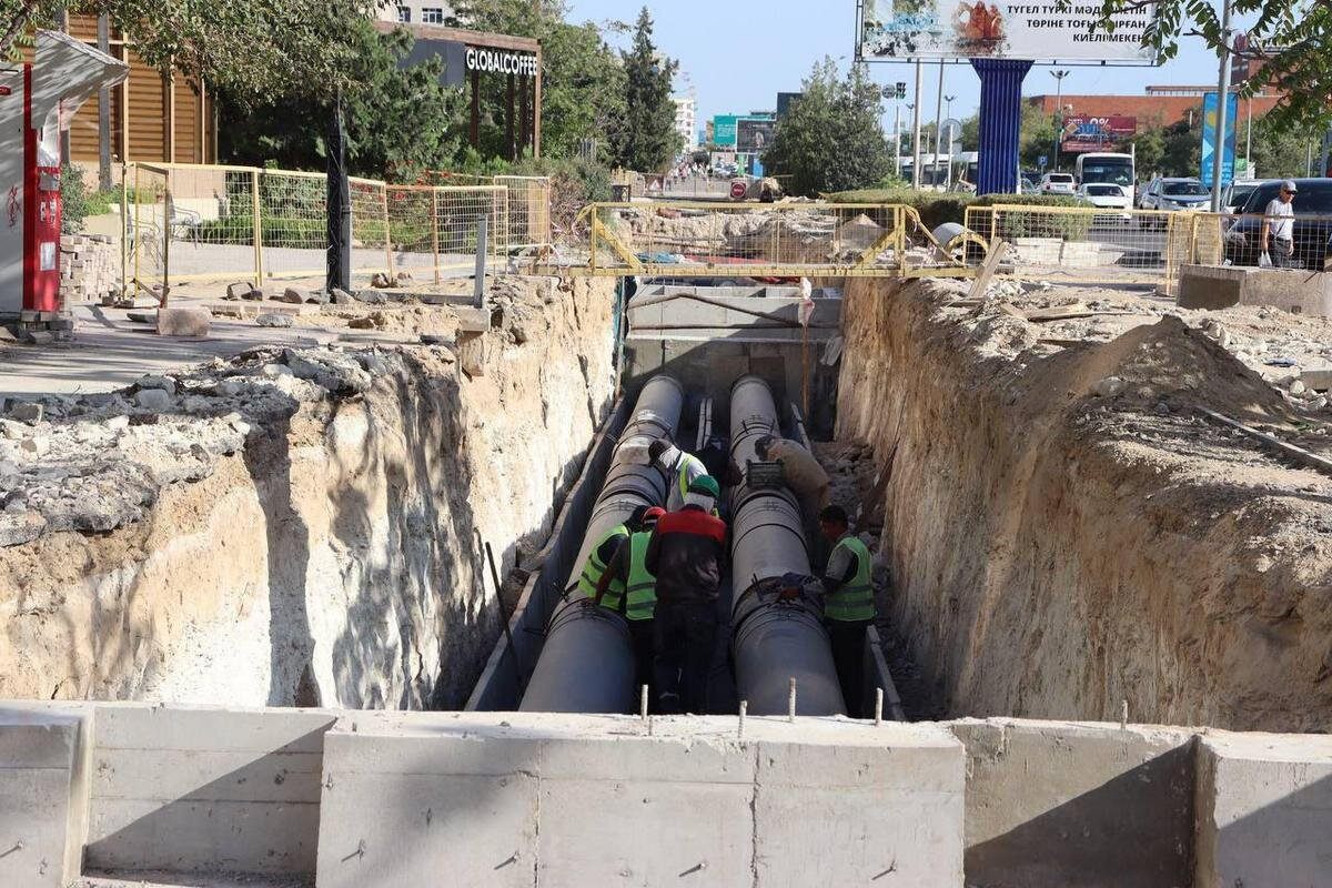 В Актау модернизируют водопроводные, тепловые и электрические сети