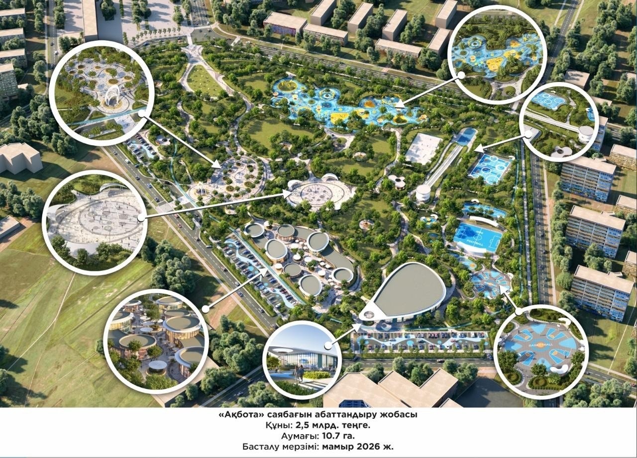 2,5 млрд тенге выделят на комплексное благоустройство парка «Акбота» в Актау