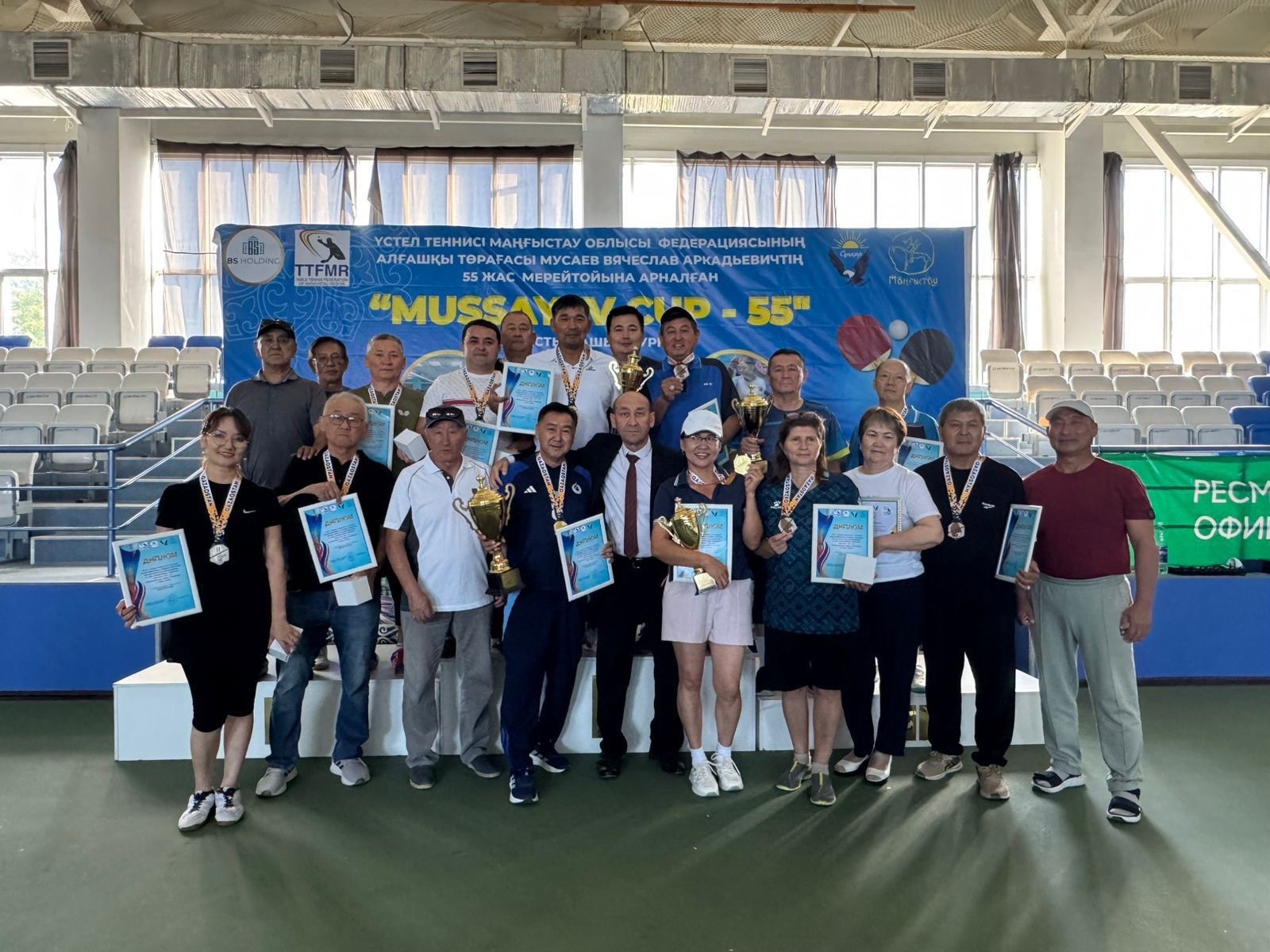 Маңғыстауда үстел теннисінен халықаралық турнир өтті