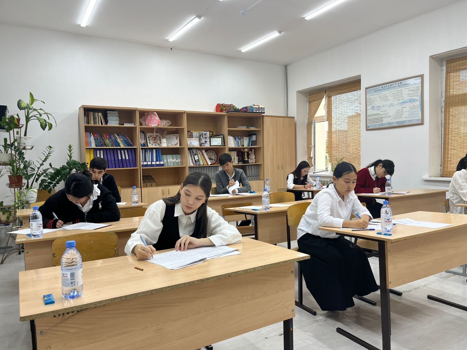 Өңірде ауыл мектептері оқушыларына арналған олимпиаданың облыстық кезеңі өтіп жатыр