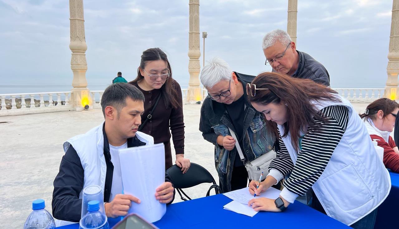 Ақтауда Дүниежүзілік инсультке қарсы күрес күніне орай ақпараттық акция өтті