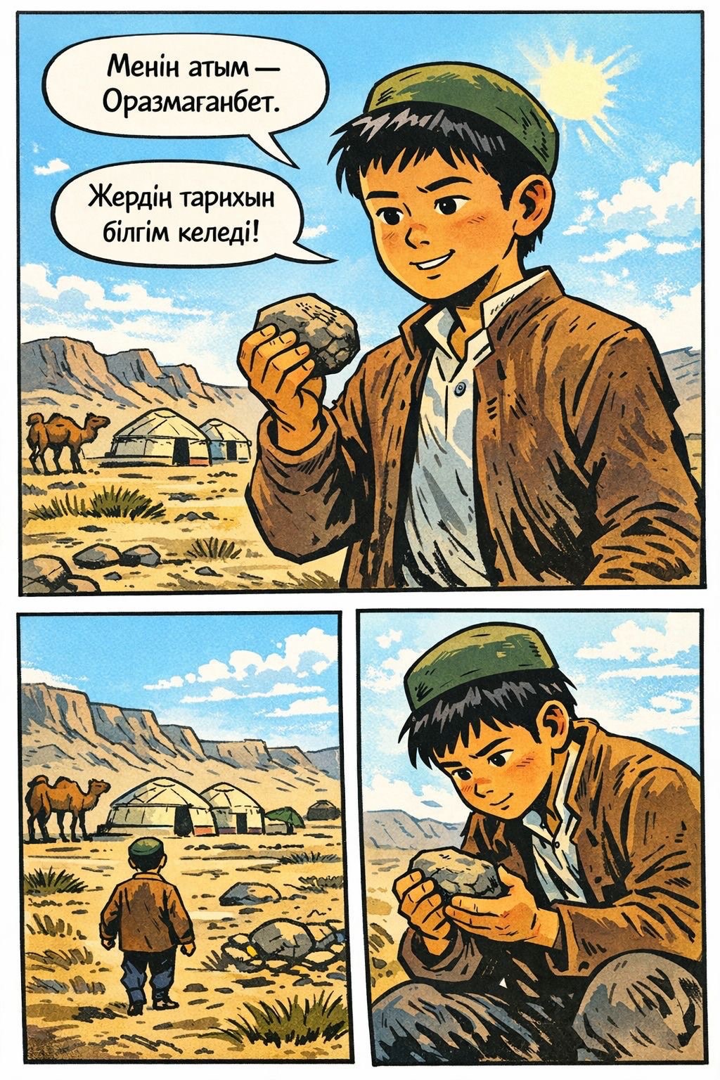 Учитель из Актау написала научную статью о первом казахском геологе Оразмаганбете Турмаганбетулы