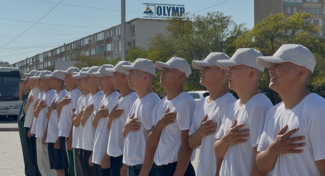 Маңғыстаулық сарбаздар Алматыда әскери оқу-жаттығудан өтеді