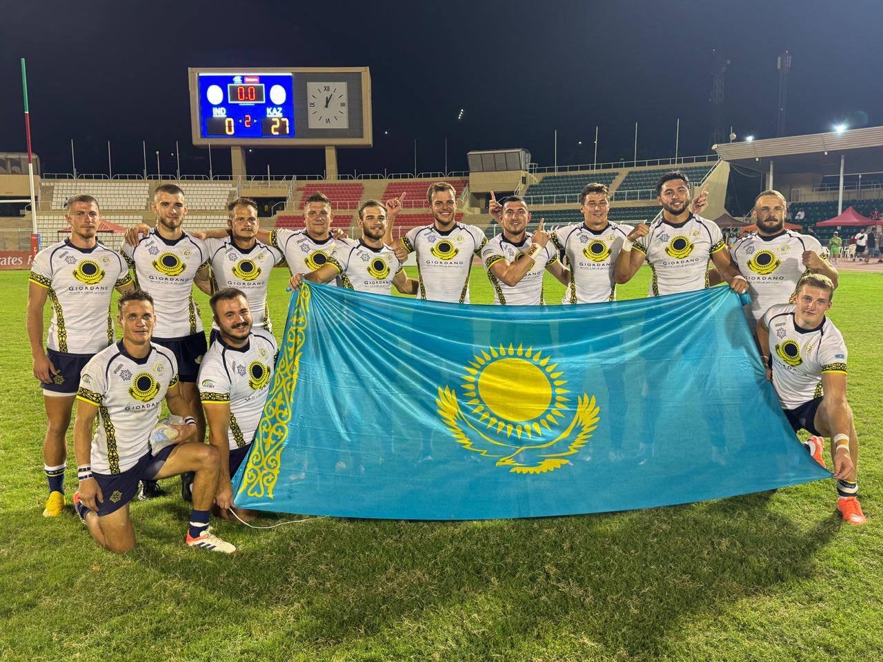 Команда Казахстана стала победителем турнира Asia Rugby Emirates Men’s Sevens Trophy 2025