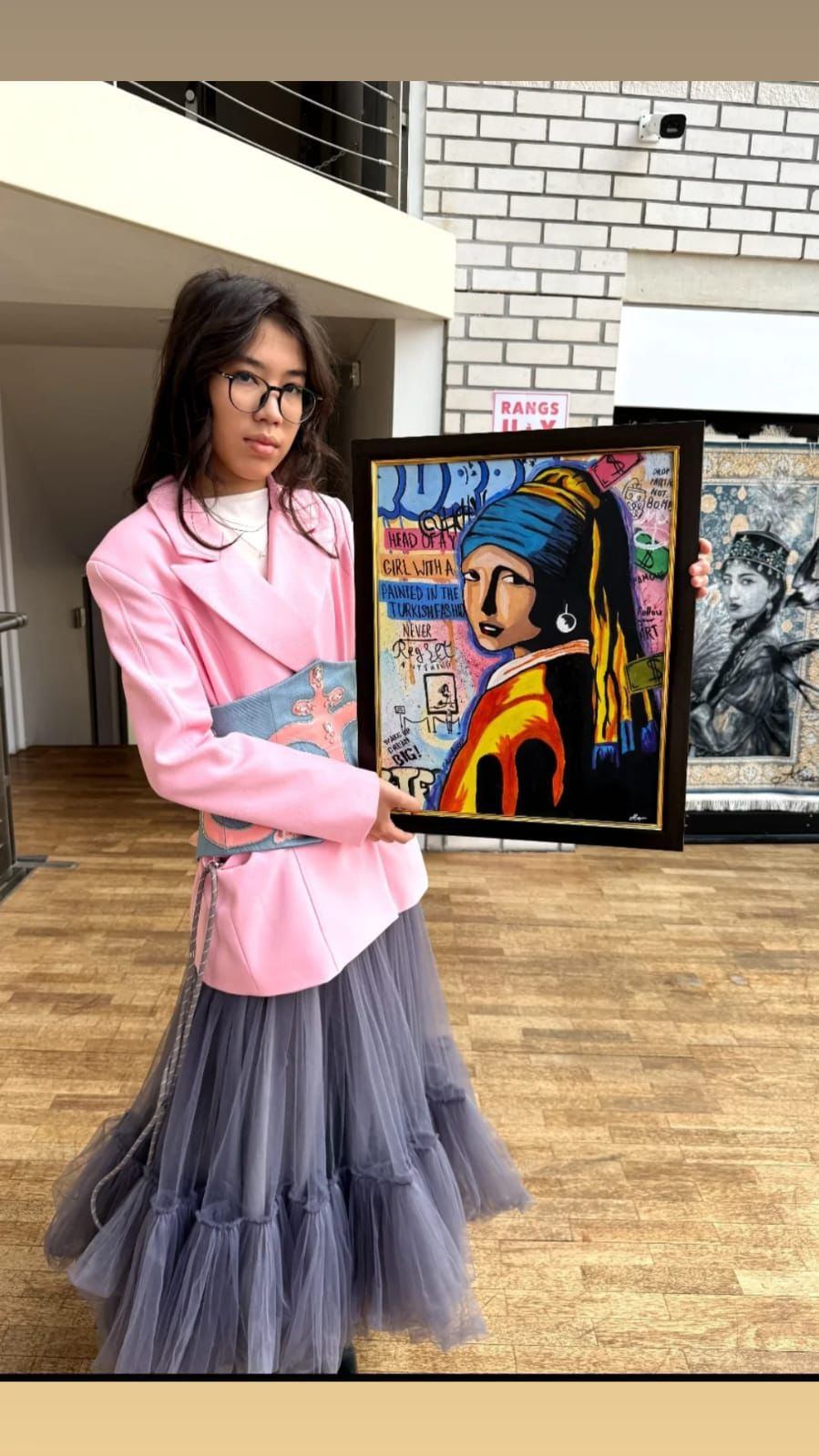 Ақтаулық жас суретші Парижде топ жарды