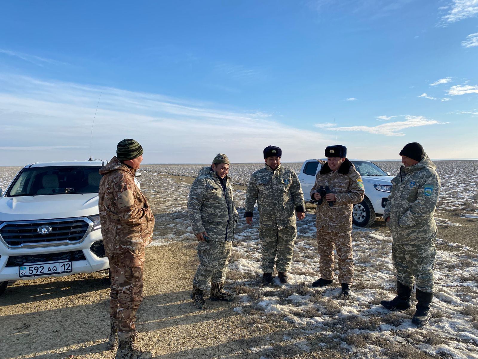 В Мангистауской области прошли масштабные рейдовые мероприятия после обнаружения мертвых лебедей