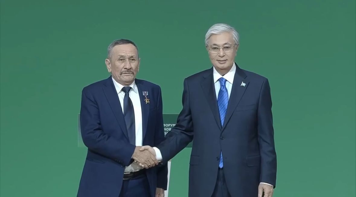 Сайөтес ауылының шаруа қожалық иесі мемлекеттік наградаға ие болды