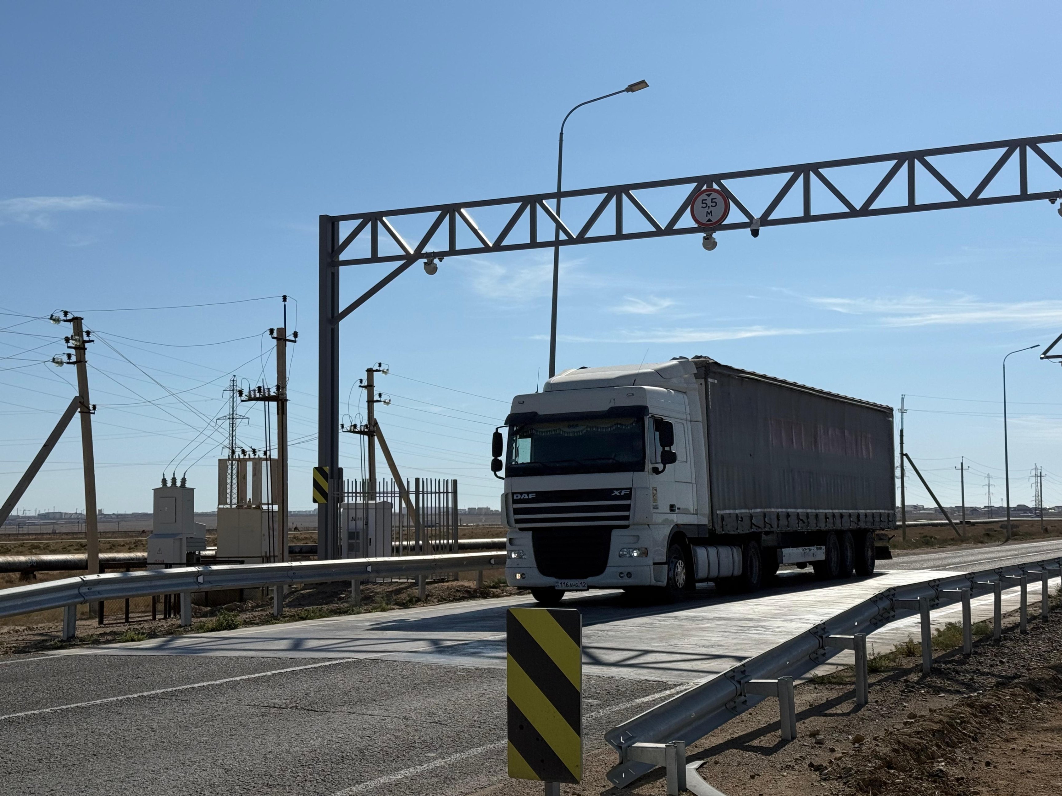 В Мангистау установлена автоматизированная система взвешивания транспорта