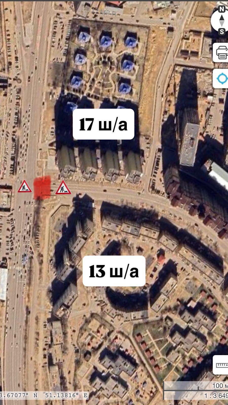 Временные ограничения движения вводят  между 13 и 17 микрорайонами  Актау