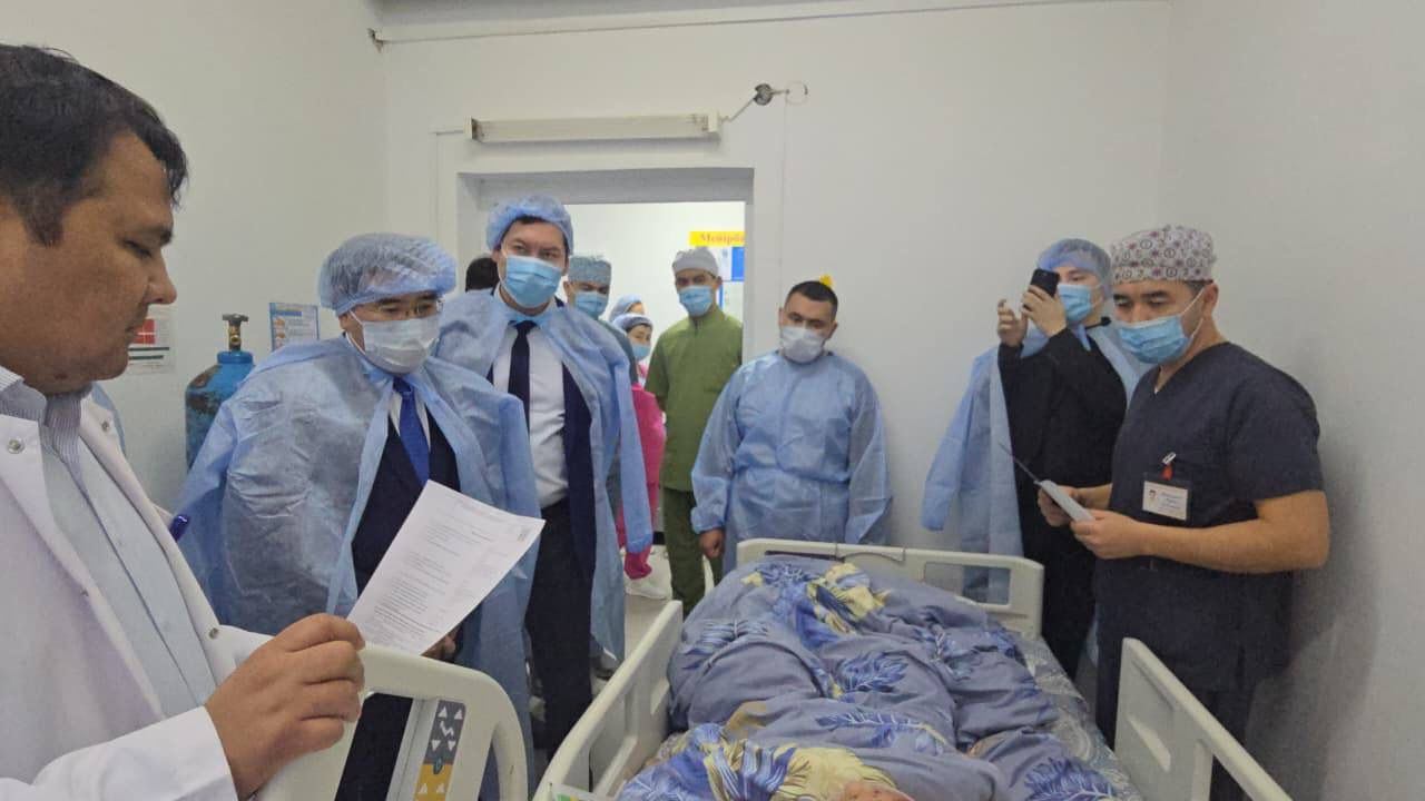 В Бейнеу для помощи пострадавшим в ДТП направили санавиацию с врачами