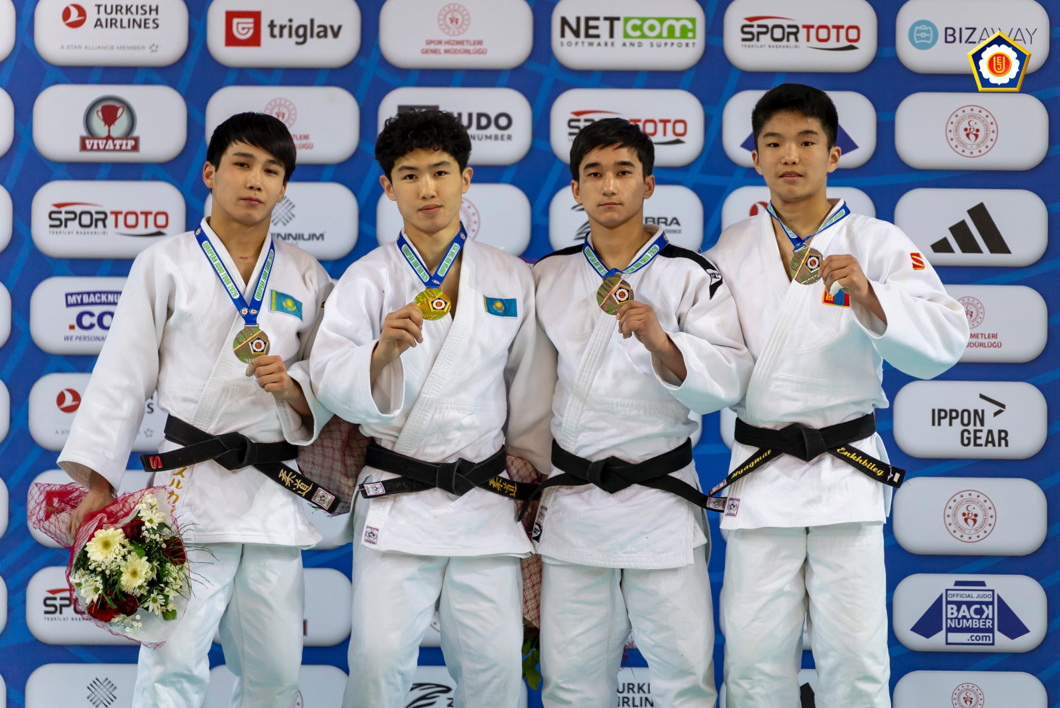 Дзюдоисты из Мангистау завоевали медали на Кубке Европы в Турции