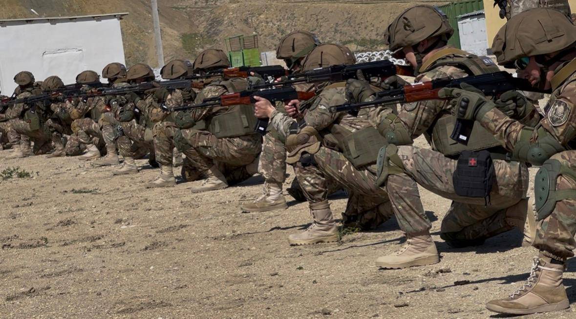 В Актау собрались командиры рот Национальной гвардии