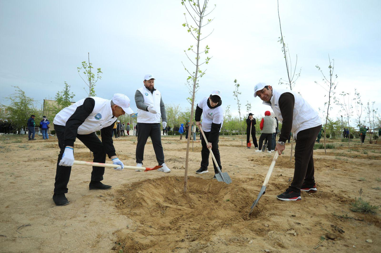 «Таза Қазақстан»: Маңғыстауда «Жасыл болашақ» экологиялық науқаны өтті