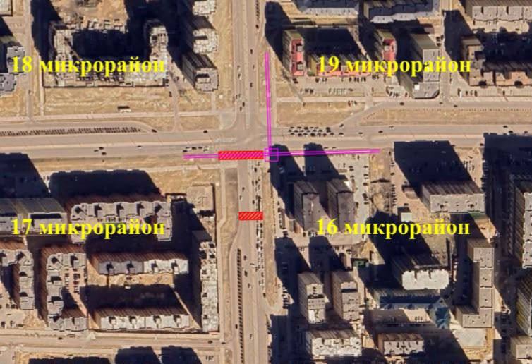 В Актау ограничили движение транспорта из-за ремонта тепловых сетей