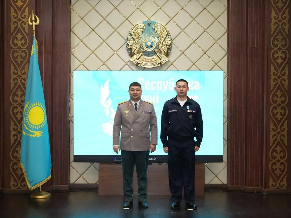 Маңғыстаулық құтқарушы «Ерлігі үшін» медалімен марапатталды