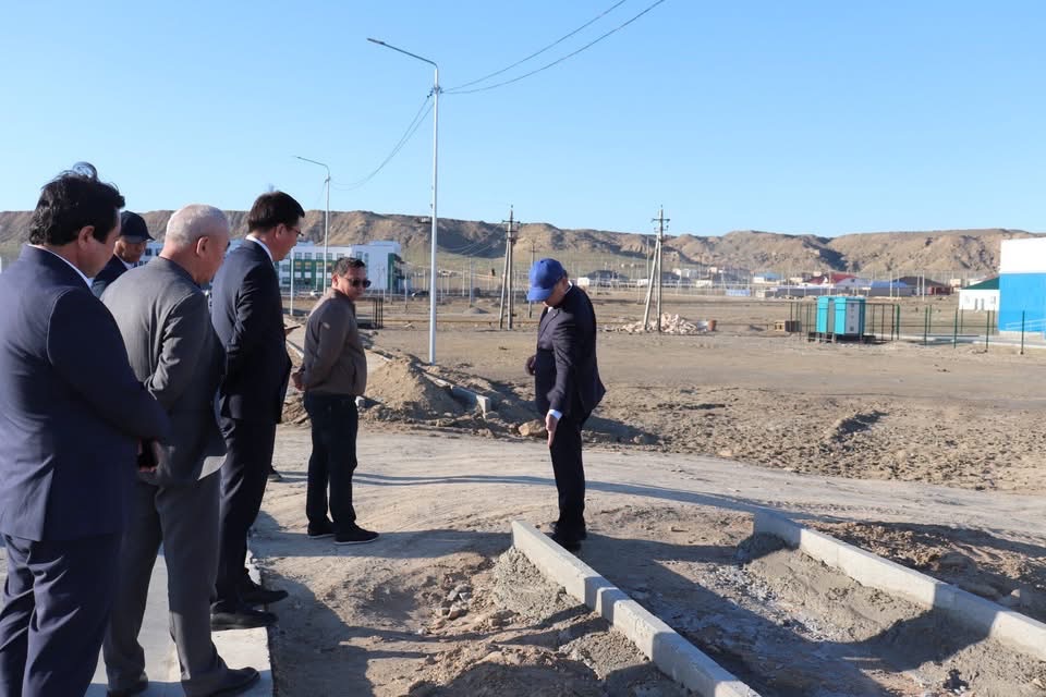 Қосбұлақта 1,4 км жол құрылысы жүргізіліп жатыр