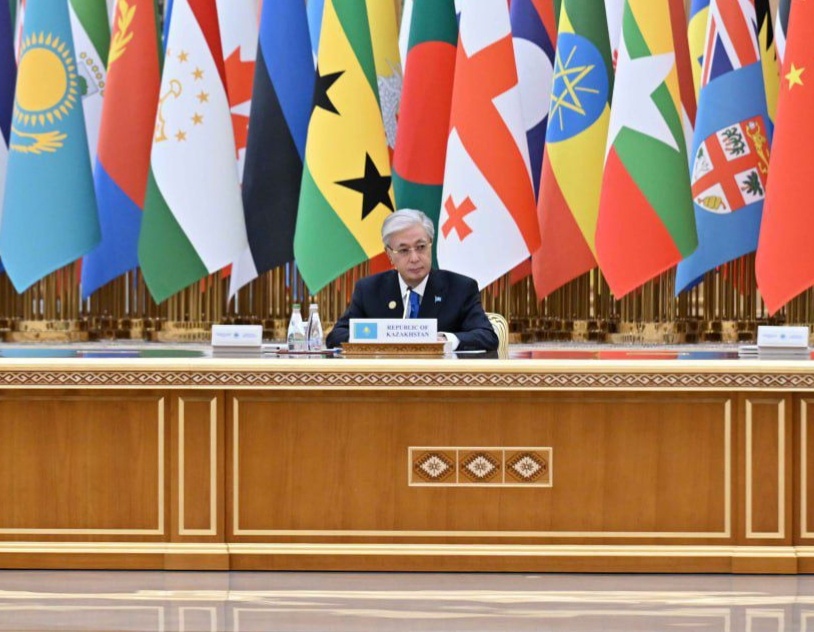 Қасым-Жомарт Тоқаев трансшекаралық суды пайдалану, Арал және Каспий теңіздерінде қалыптасқан экологиялық проблемаларға назар аударды