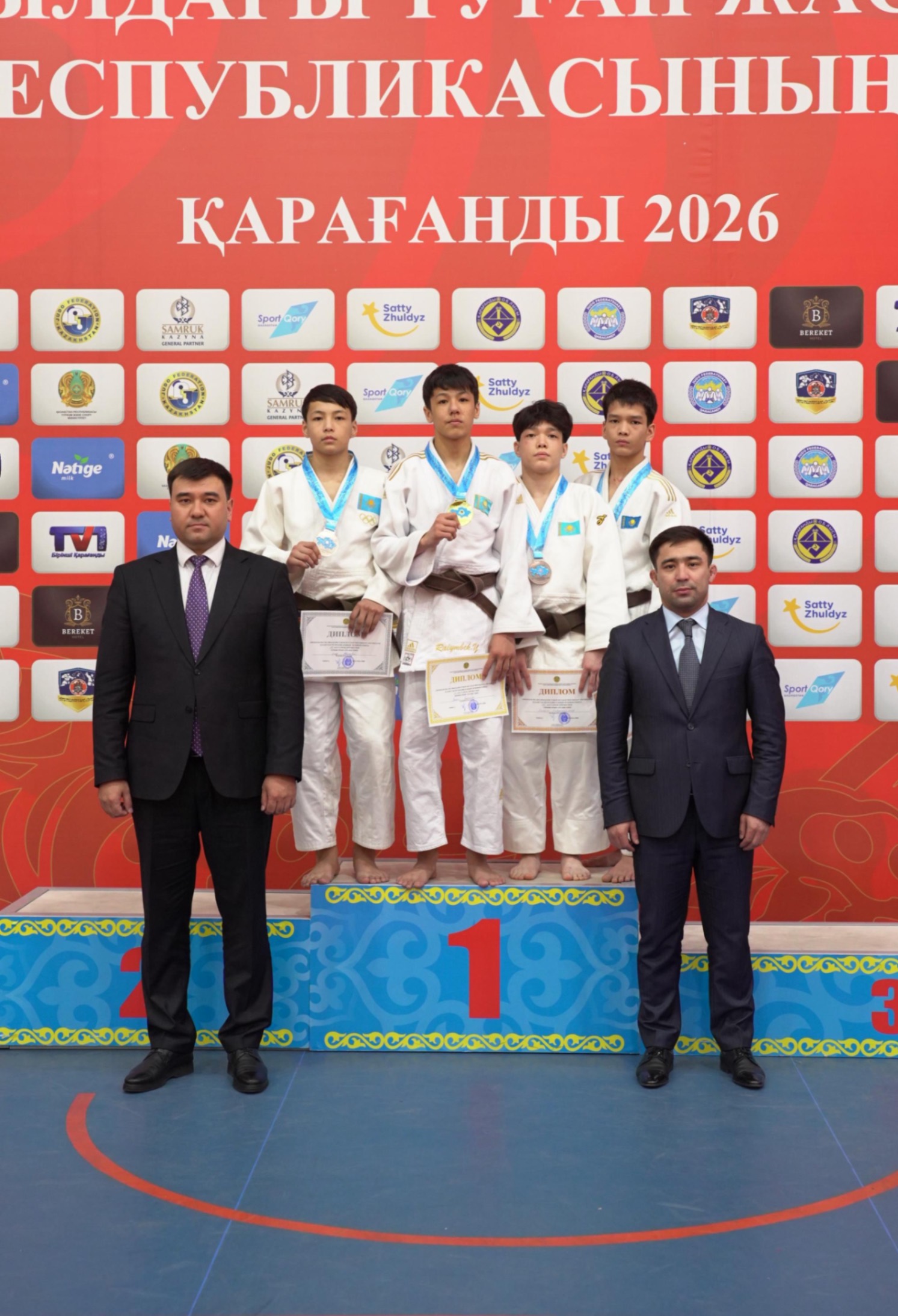 Дзюдодан ҚР чемпионатында маңғыстаулық дзюдошылар үш медаль еншіледі