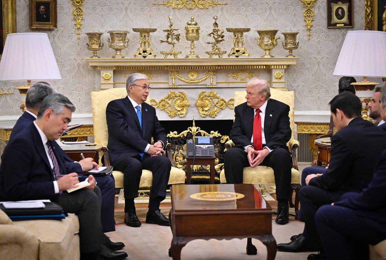 Президент Касым-Жомарт Токаев провёл переговоры с Дональдом Трампом