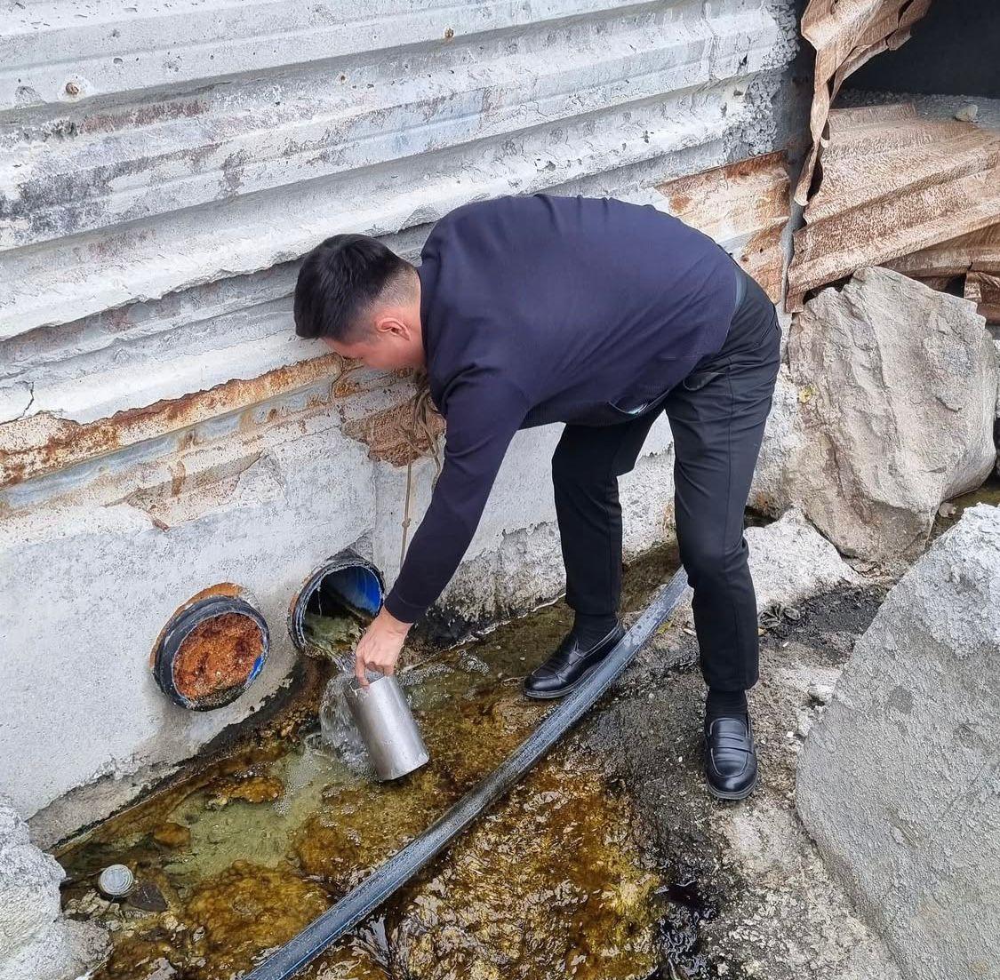 Ақтауда қонақүйлердің бірі теңізге ағынды су төккен