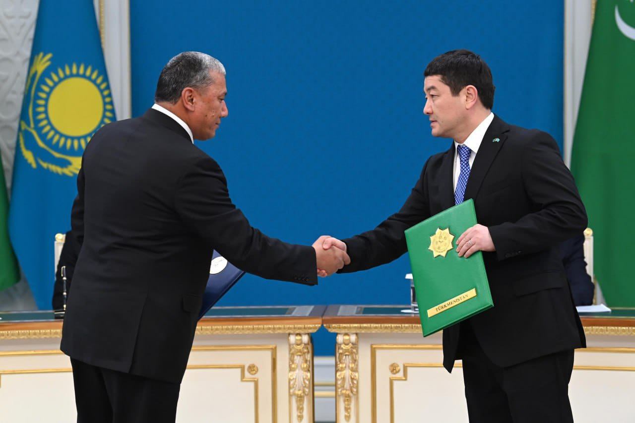 Маңғыстау облысы әкімдігі мен Түрікменстанның Балқан уәлаяты арасында меморандумға қол қойылды