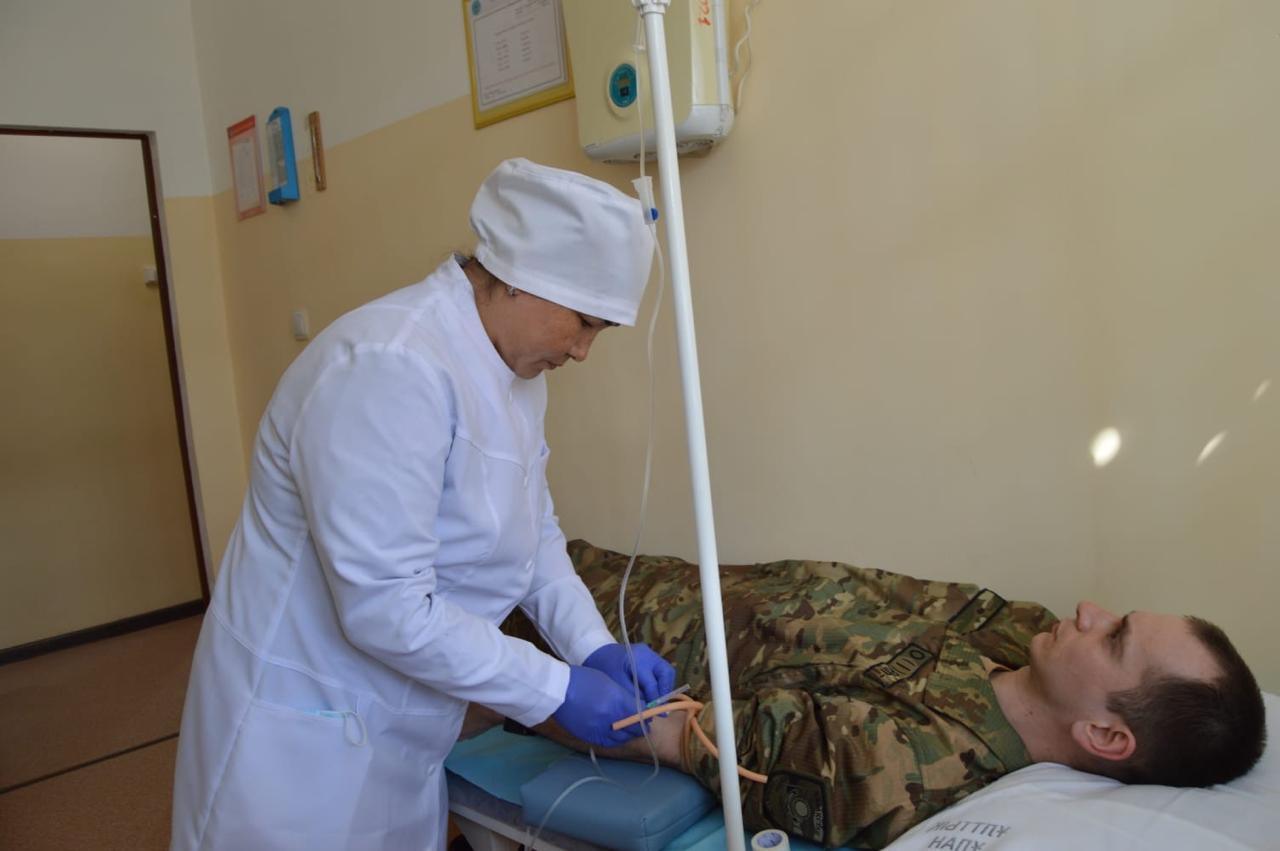 Жеті баланың анасы Ұлттық ұланда қызмет етеді