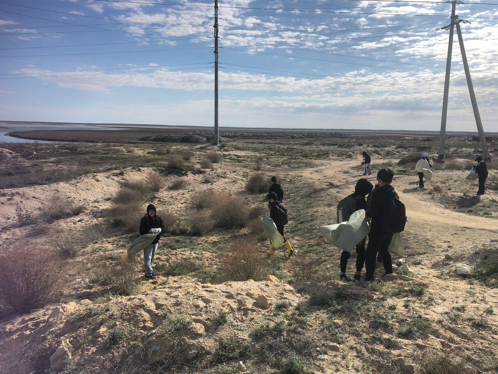 В Актау в рамках акции «Таза Қазақстан» прошёл субботник