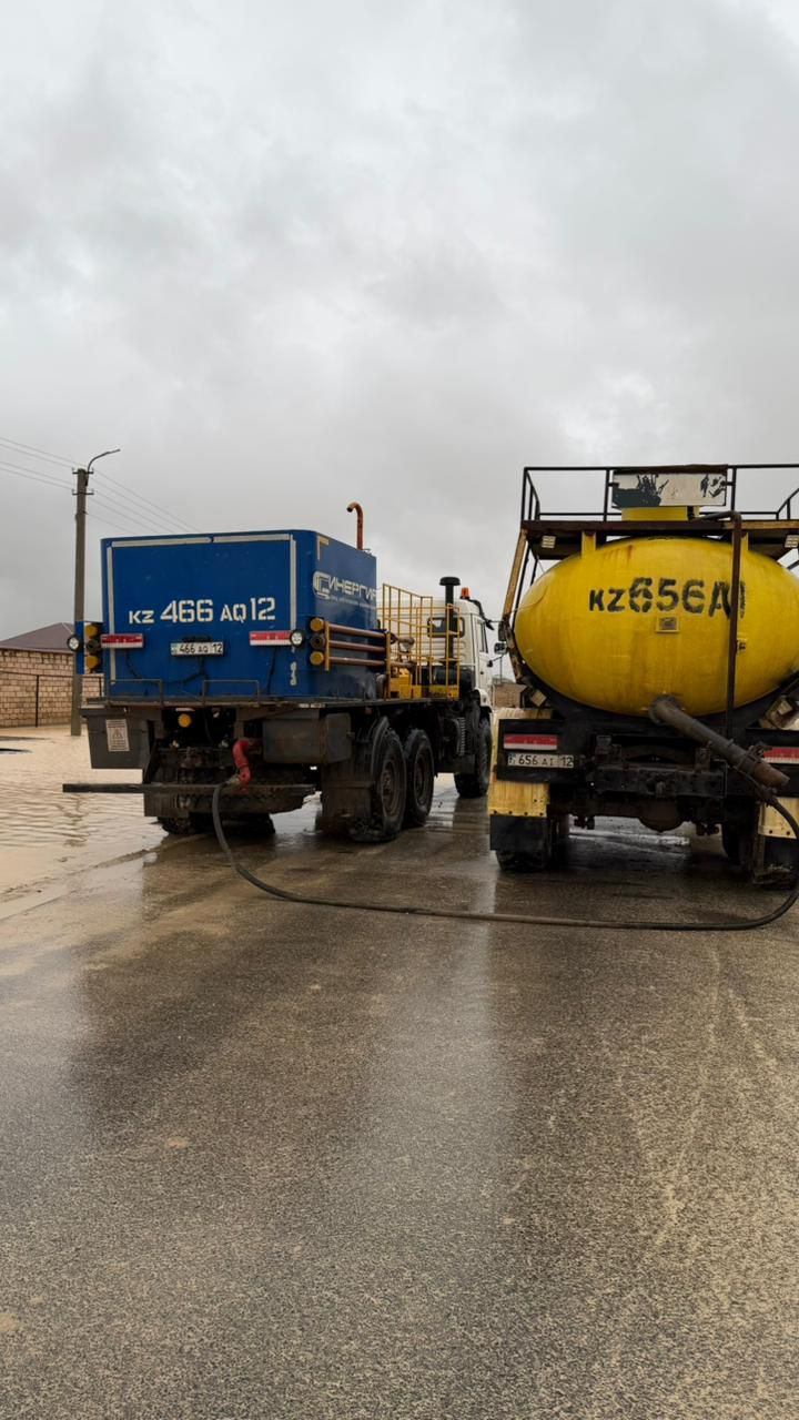 Маңғыстауда жаңбырдан кейінгі су басу қаупін жою жұмыстары жүргізіліп жатыр