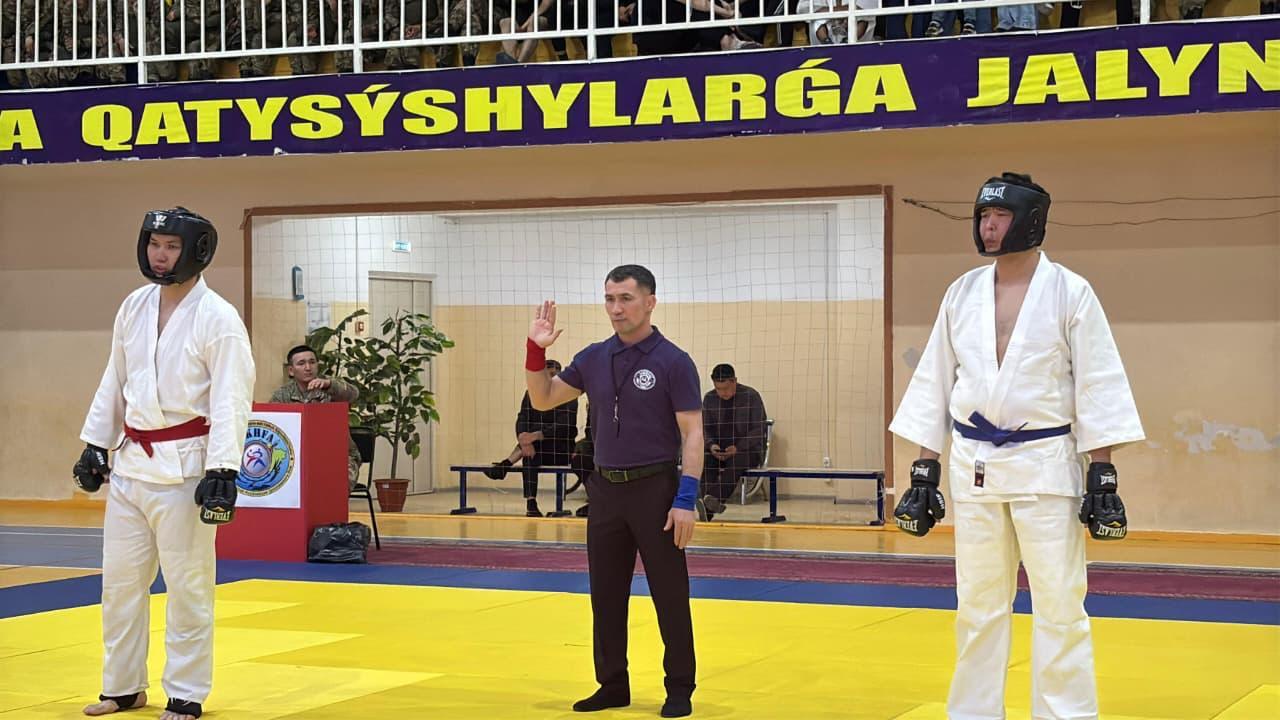 В Актау стартовал чемпионат по рукопашному бою среди военнослужащих Нацгвардии