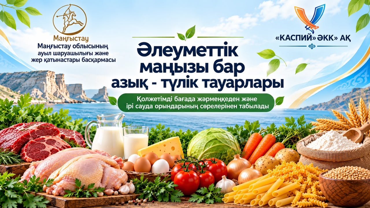 Ақтауда ертең «Дала дәмі» ауыл шаруашылығы жәрмеңкесі өтеді