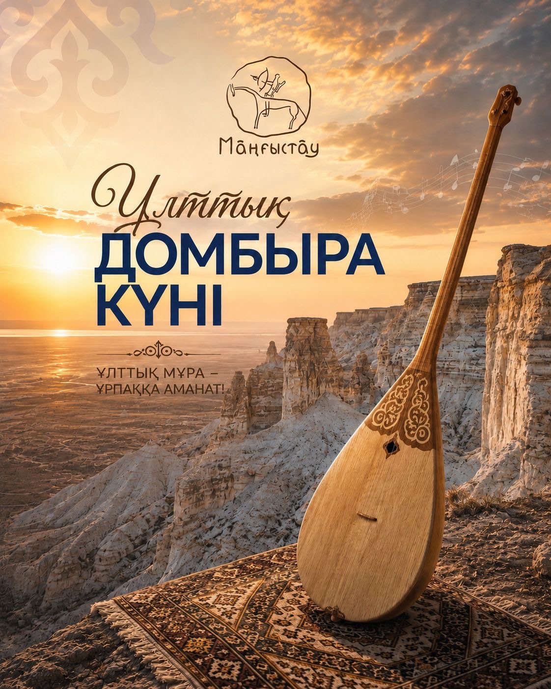 Нұрдәулет Қилыбай Маңғыстау тұрғындарын Ұлттық домбыра күнімен құттықтады