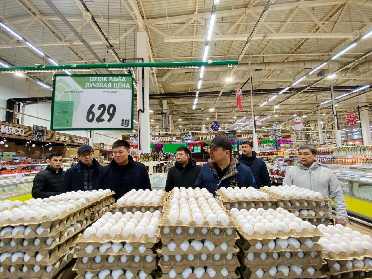 Ақтауда мереке кезінде азық-түлік бағасына мониторинг жүргізілді